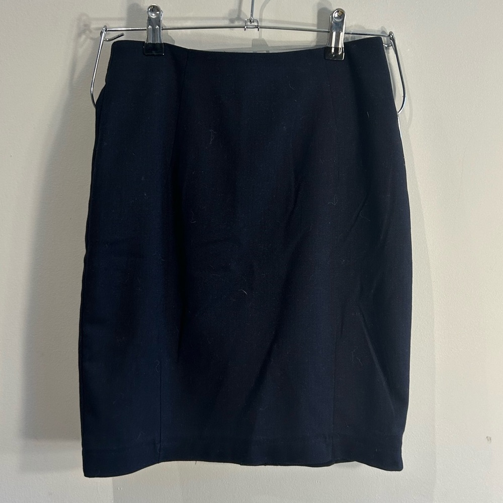 H&M Navy Blue Pencil Skirt - Size 4